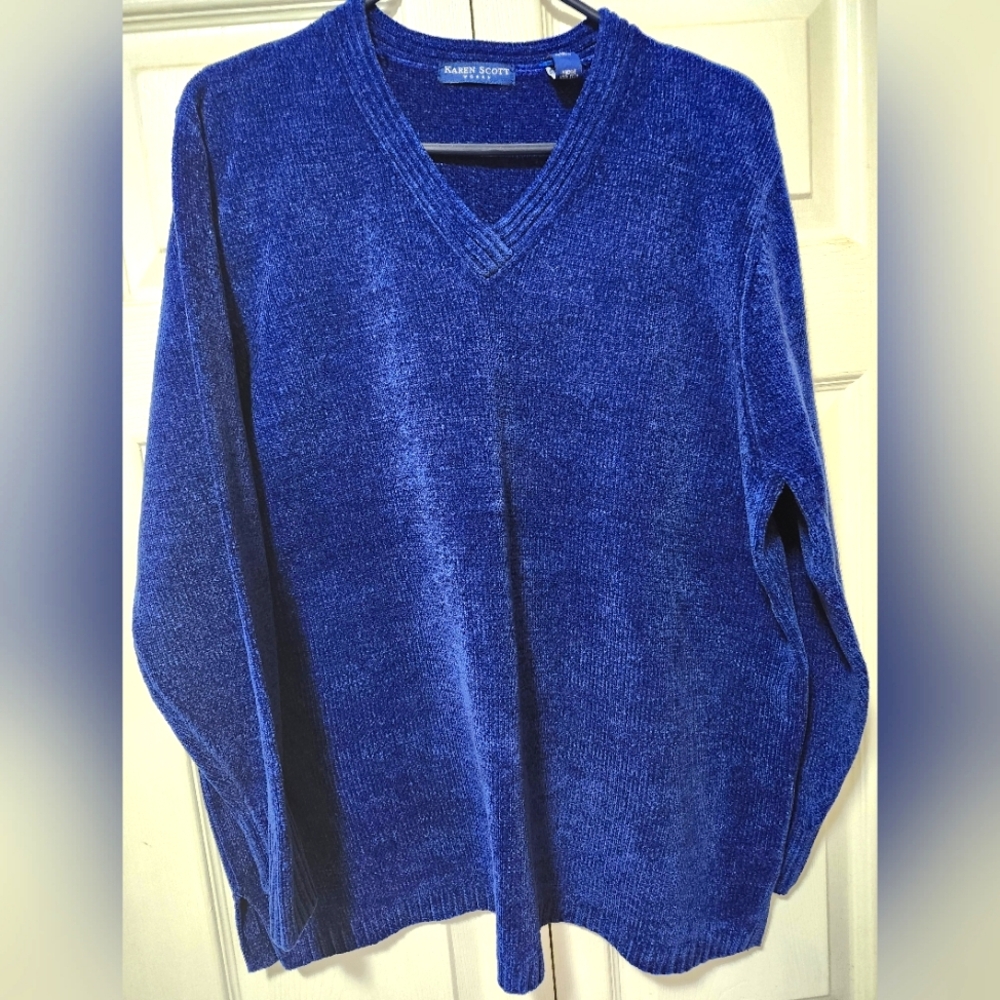 Karen Scott Women's Vneck Sweater